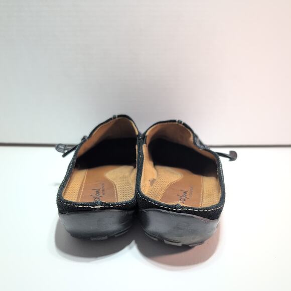Natural Soul By Naturalizer Slip On Suede Loafers Women's 9.5M Black - Picture 4 of 7